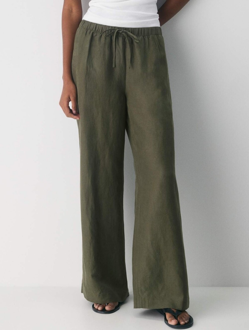 Aritzia The Lodge Pant™ - CruiseLinen™ - Dark Olive - Small Regular
